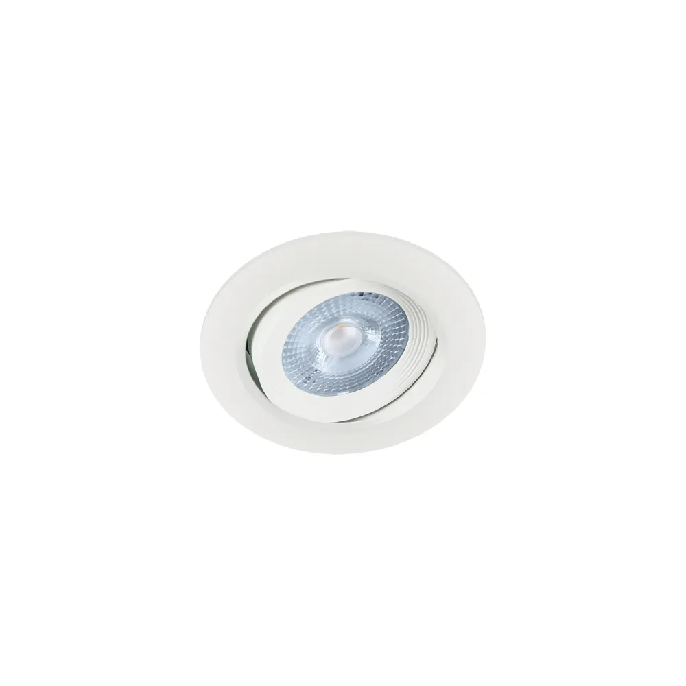 MONI BIAŁY OPRAWA SUFITOWA PT LED 5W WW 3000 400LM IP20 PC/ ABS