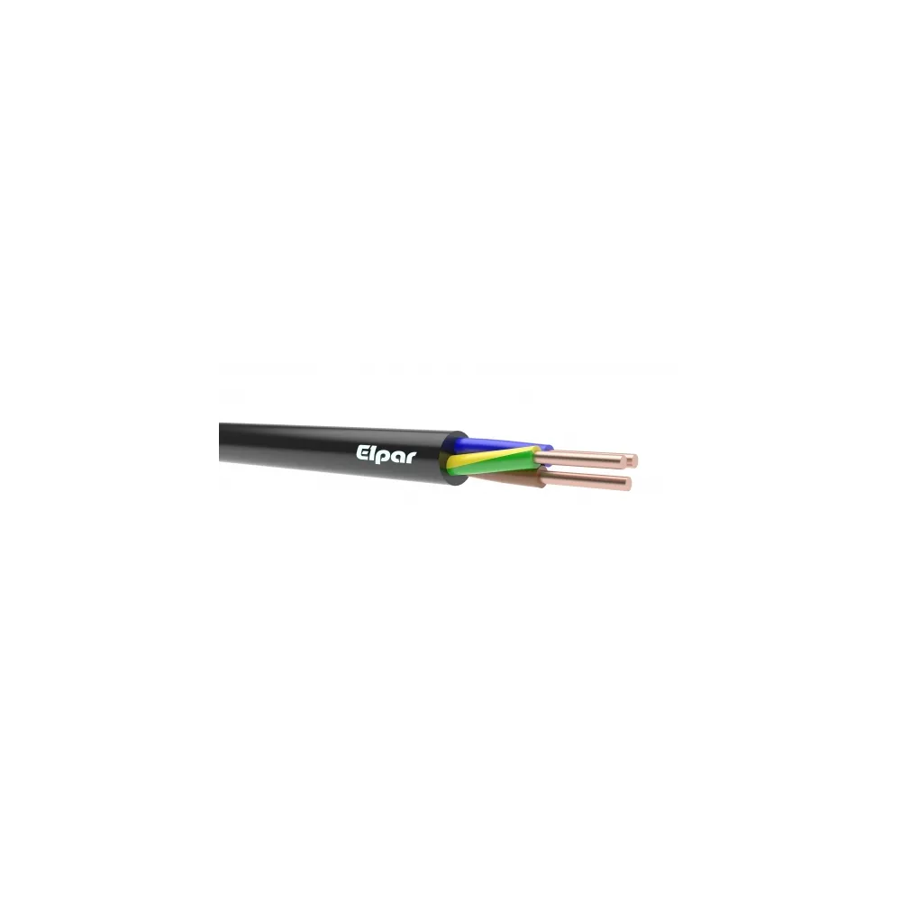 YKY 1X 50.0 RMC CZARNY KABEL ZIEMNY CU DRUT 0.6/1KV ZAGĘSZCZANY KL.2