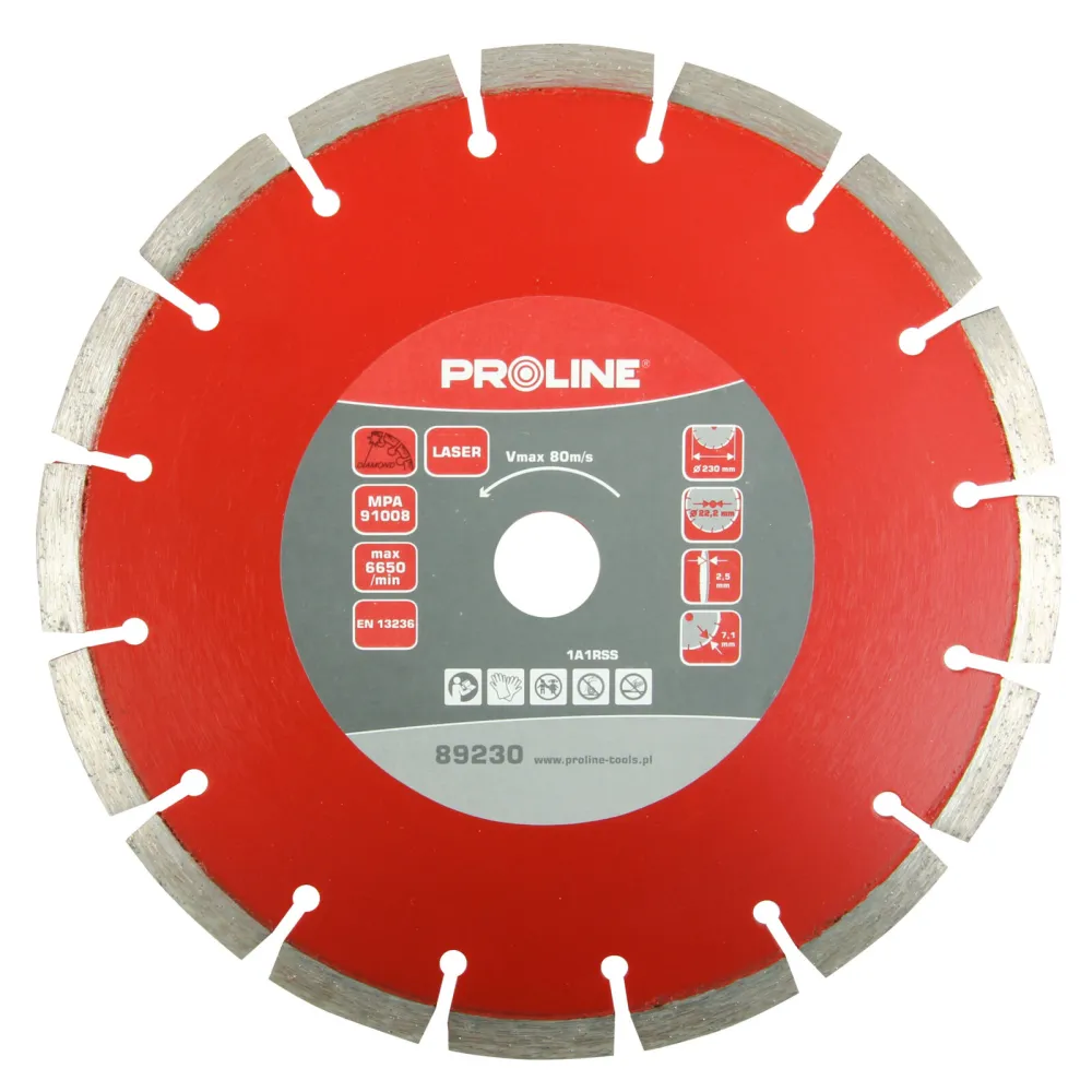 TARCZA DIAMENTOWA LASER (UNIWERSALNA)125*2.1*8.3*22.2 PROLINE