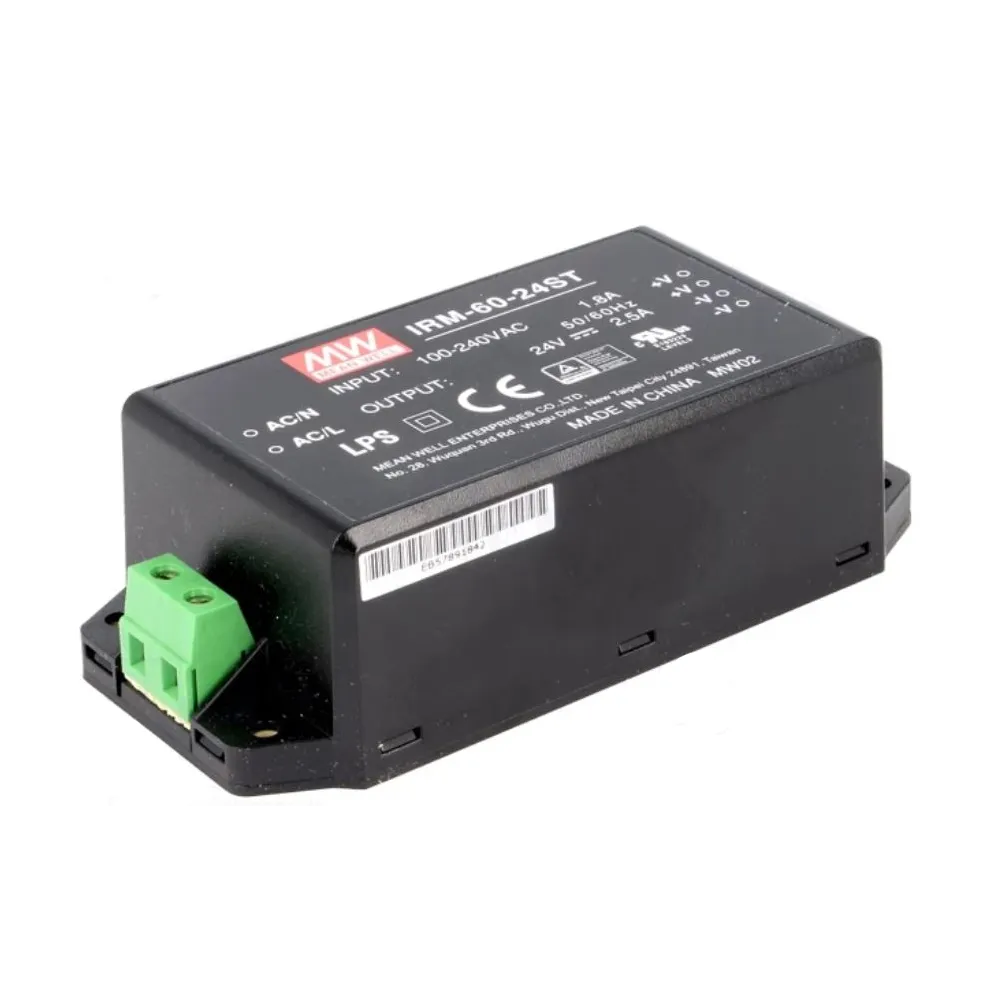 IRM ZASILACZ IMPULSOWY MODUŁOWY  60W 2.5A 85-264V AC - 120-370V DC / 24V DC