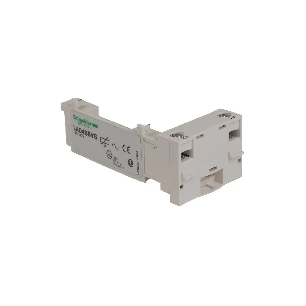 Schneider Electric Adapter cewki z modułem przeciwprzepięciowym 50/127V, LAD4BBVG