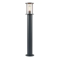 PHOTONIA ANTRACYT OPRAWA OGRODOWA SŁUPEK 1X E27/ 60W IP55 ALUMINIUM/ SZKŁO