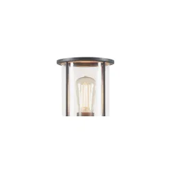 PHOTONIA ANTRACYT OPRAWA OGRODOWA SŁUPEK 1X E27/ 60W IP55 ALUMINIUM/ SZKŁO