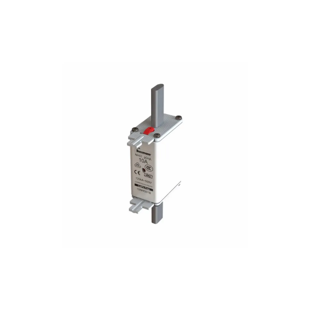 NH FUSE 10A 500V GG/GL SIZE 01 WKŁADKA NH01 10A 500V GL/GG PODWÓJNY WSKAŹNIK