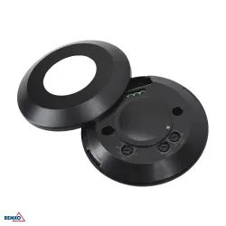 CZUJNIK MIKROFALOWY 800W 360* IP20 OKRĄGŁY CZARNY