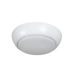 ERTON BIAŁY OPRAWA PLAFON OKRĄGŁY 1X E27/ 15W FI252 IP44 TWORZYWO/ PC