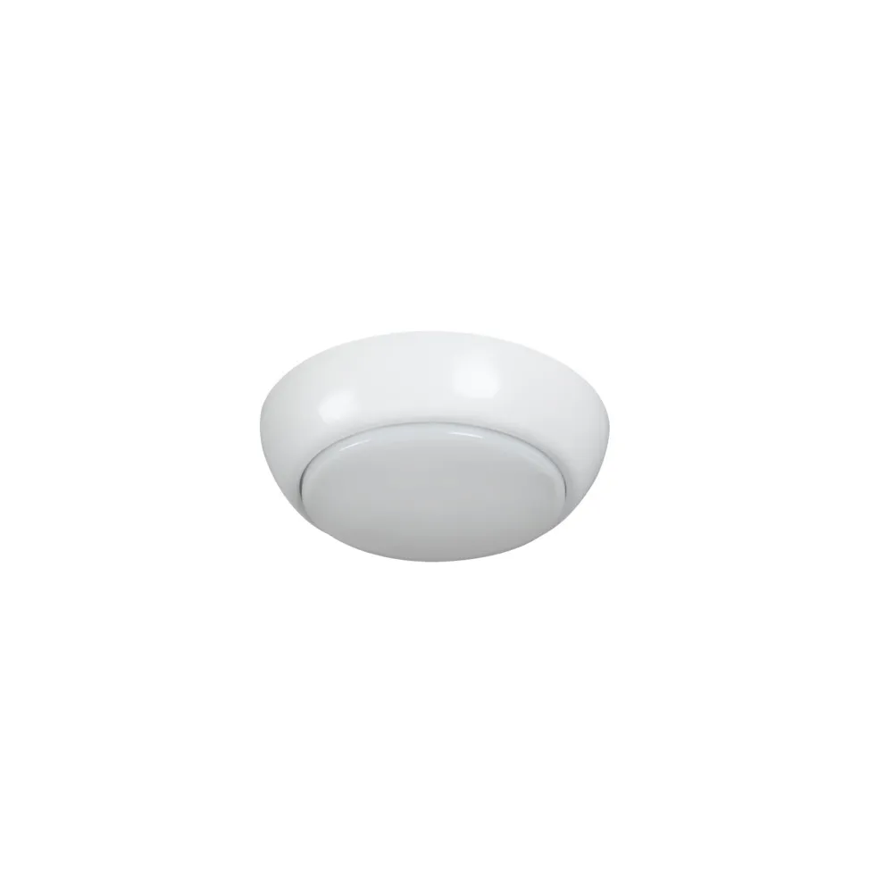 ERTON BIAŁY OPRAWA PLAFON OKRĄGŁY 1X E27/ 15W FI252 IP44 TWORZYWO/ PC