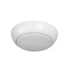 ERTON BIAŁY OPRAWA PLAFON OKRĄGŁY 1X E27/ 15W FI252 IP44 TWORZYWO/ PC