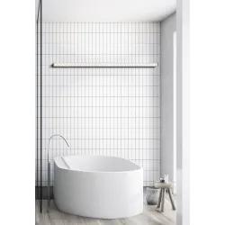 TOPAZ BIAŁY OPRAWA ŚCIENNA KINKIET LED 35W NW 4000K 2975LM IP44 ALUMINIUM/ PVC