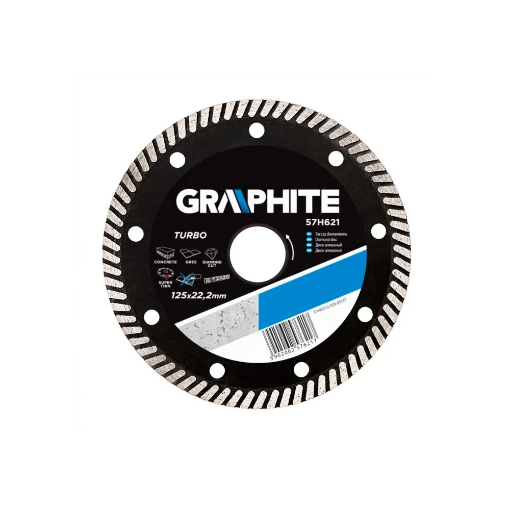 TARCZA DIAMENTOWA 125MM TURBO GRAPHITE