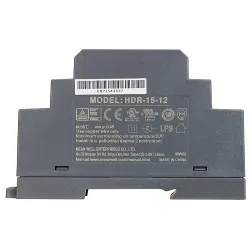 HDR ZASILACZ NA SZYNĘ DIN  15W 1.25A 85-264V AC -120-370V DC / 12V DC 1M