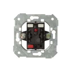 SIMON 82 MECHANIZM PRZYCISK 1X 1Z PODŚWIETLANY CZERWONY 24V