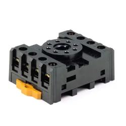 PF083A-E SOCKET, DIN RAIL/SURFACE MOUNTING, 8-PIN, SCREW TERMINALS (STANDARD)