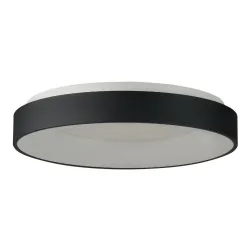 SANTANA TOP 38 CZARNY/ BIAŁY OPRAWA SUFITOWA PLAFON NT LED 30W WW 3000K 1800LM IP20 ALUMINIUM/ PVC