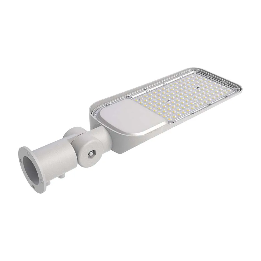 100W LAMPA ULICZNA LED Z REGULOWANYM UCHWYTEM / CHIP SAMSUNG / BARWA:6500K / OBUDOWA: SZARA