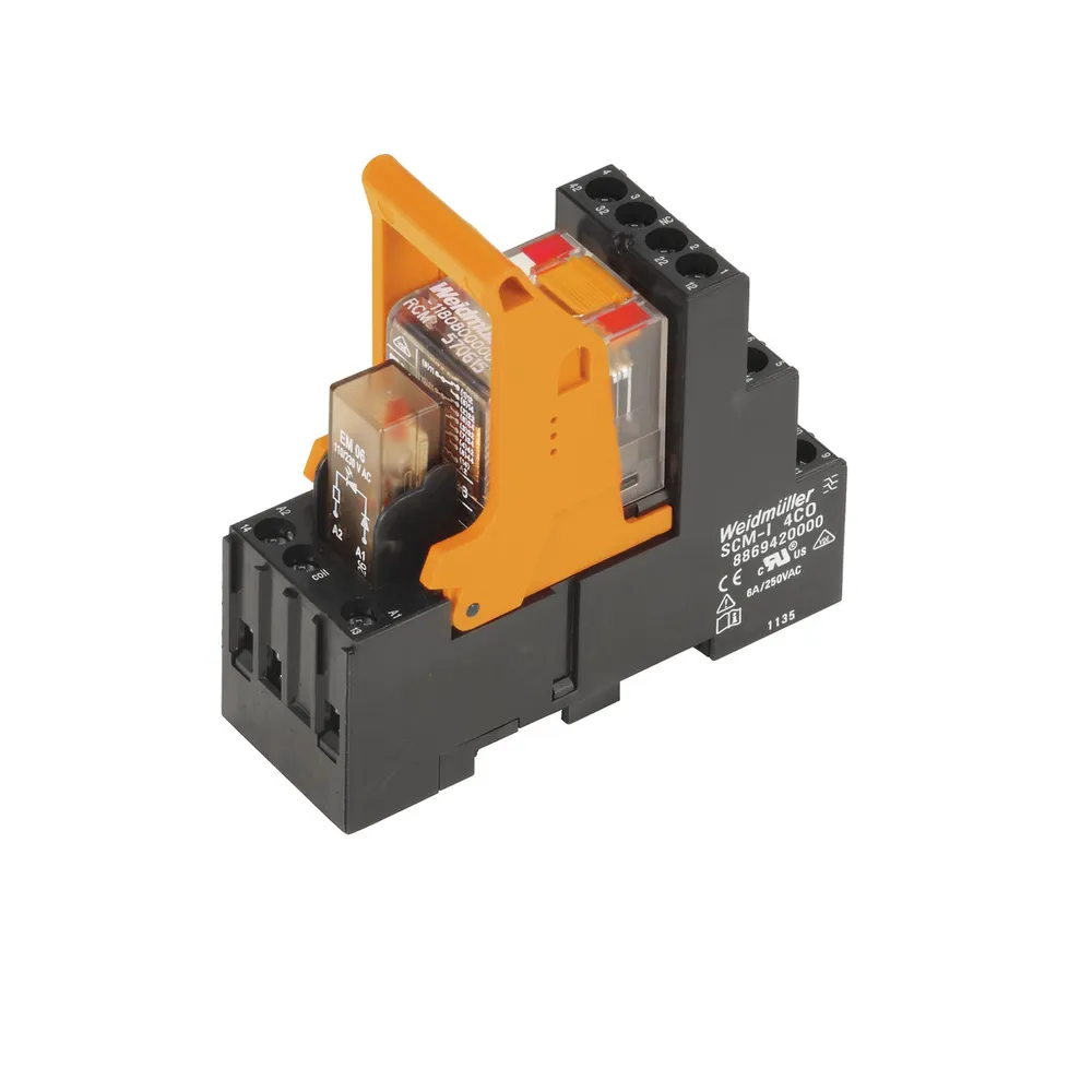 RCMKIT-I 230VAC 2CO LD PRZEKAŹNIK 12A 2P 230V AC Z GNIAZDEM