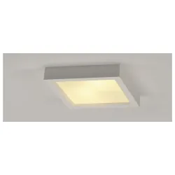 PLASTRA BIAŁY/ PRZEZROCZYSTY OPRAWA SUFITOWA NT 1X E27/ 25W IP20 GIPS/ SZKŁO