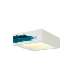 PLASTRA BIAŁY/ PRZEZROCZYSTY OPRAWA SUFITOWA NT 1X E27/ 25W IP20 GIPS/ SZKŁO