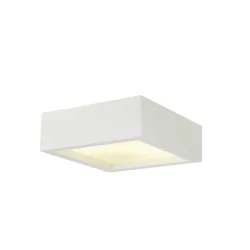 PLASTRA BIAŁY/ PRZEZROCZYSTY OPRAWA SUFITOWA NT 1X E27/ 25W IP20 GIPS/ SZKŁO