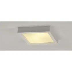 PLASTRA BIAŁY/ PRZEZROCZYSTY OPRAWA SUFITOWA NT 1X E27/ 25W IP20 GIPS/ SZKŁO