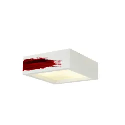 PLASTRA BIAŁY/ PRZEZROCZYSTY OPRAWA SUFITOWA NT 1X E27/ 25W IP20 GIPS/ SZKŁO
