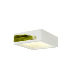 PLASTRA BIAŁY/ PRZEZROCZYSTY OPRAWA SUFITOWA NT 1X E27/ 25W IP20 GIPS/ SZKŁO
