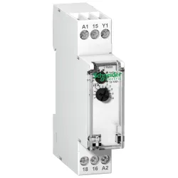 Schneider Electric Modułowy przekaźnik czasowy Acti9 iRTC opóźnione załączanie, z dodatkowym wejściem, A9E16067