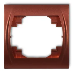 LOGO BRĄZ METALIK RAMKA POZIOMA 1X