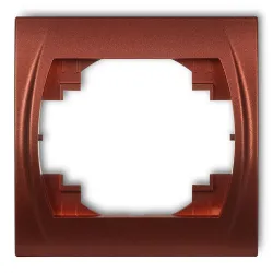 LOGO BRĄZ METALIK RAMKA POZIOMA 1X