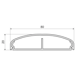 LISTWA LE 80 (2M/20M/280M)