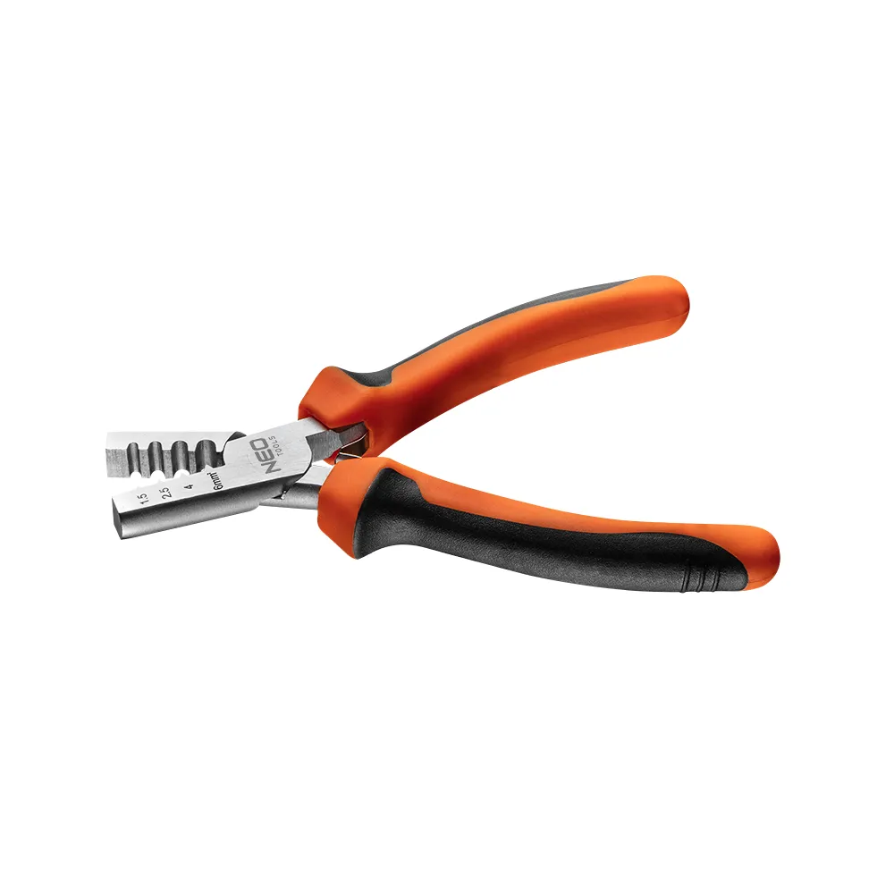PRASKA RĘCZNA DO ZACISKANIA KOŃCÓWEK 1.5-6 MM2 (23-13 AWG), 140 MM NEO