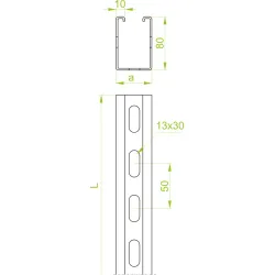 CMT40H80/3N CEOWNIK MONTAŻOWY 3M 3.0 MM