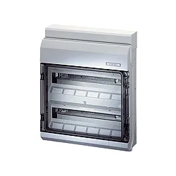 KV 2536 ROZDZIELNIA PLASTIKOWA NT 36M 2X 18M N+PE IP54 483X403X129 DRZWI DYMNE SZARY