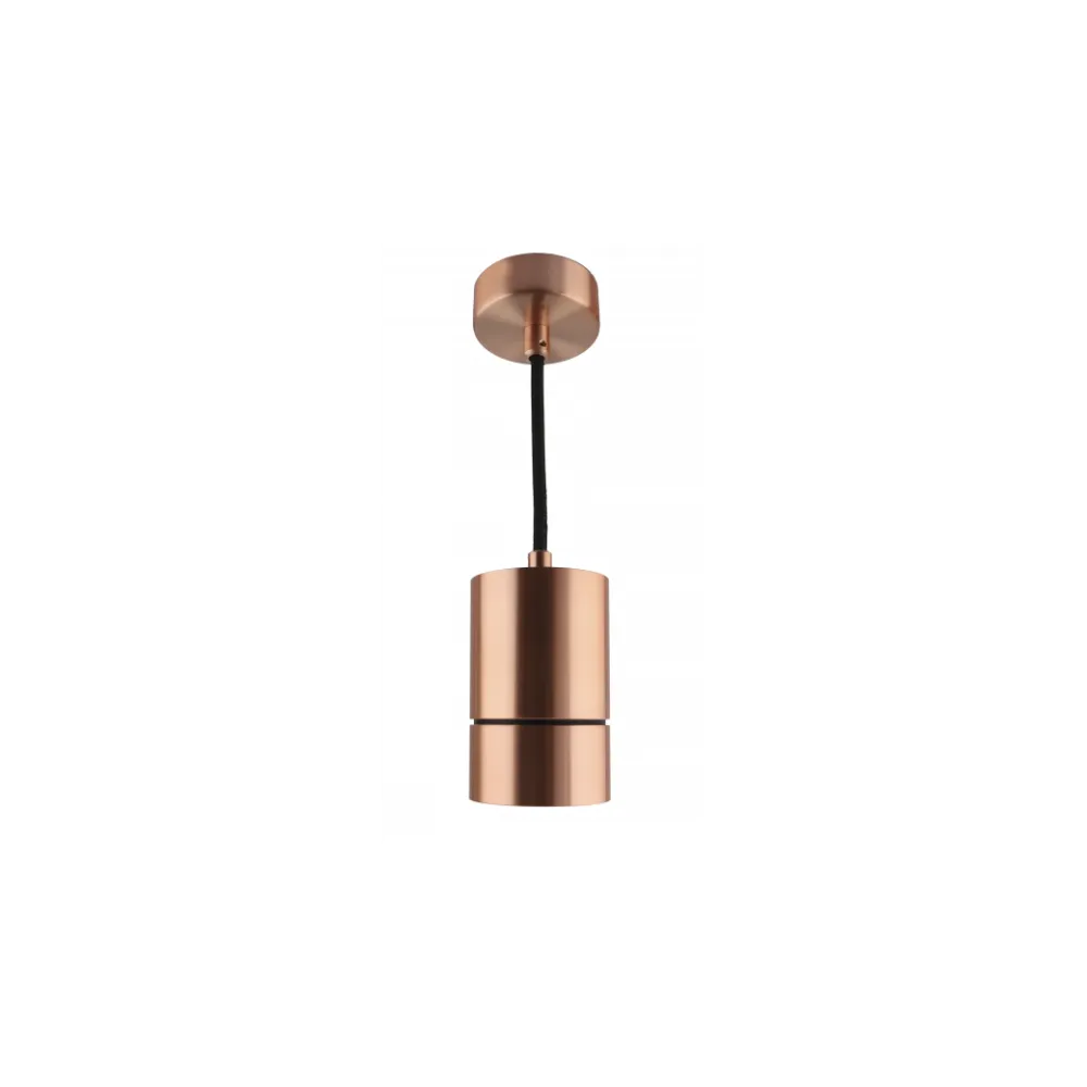 RAFFAEL MIEDŹ SZCZOTKOWANA OPRAWA WISZĄCA 1X GU10/ 35W IP20 ALUMINIUM