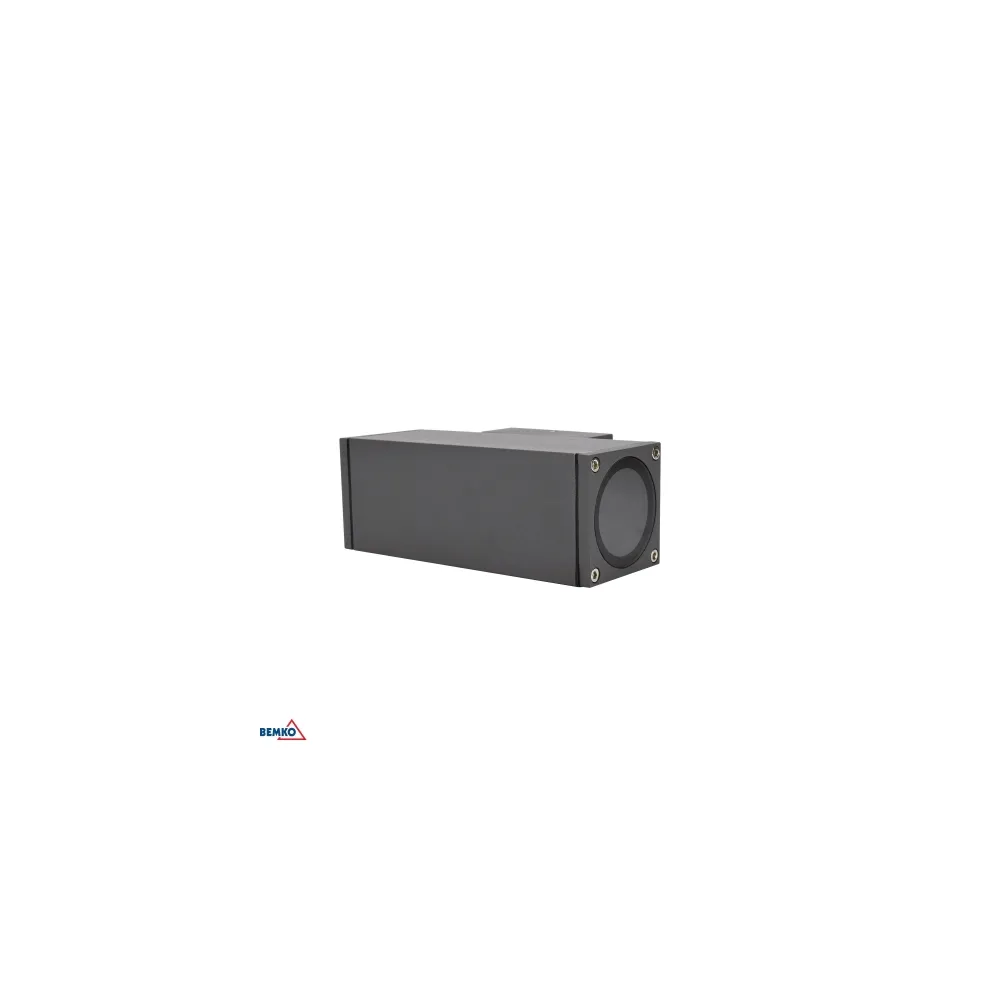 VALIT GRAFITOWY OPRAWA ŚCIENNA KINKIET 2X GU10/ 50W  IP65 IK08 100ST ALUMINIUM