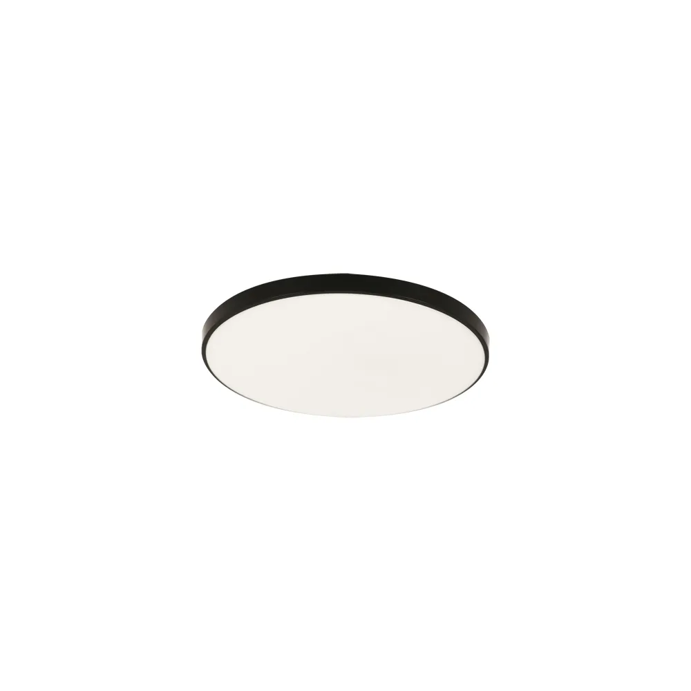 DOWBOR CZARNY/ BIAŁY OPRAWA SUFITOWA PLAFON LED 18W NW 4000 1300LM IP44 TWORZYWO