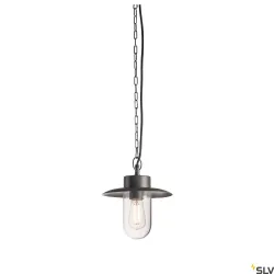 MOLAT ANTRACYT OPRAWA WISZĄCA Z E27 60 IP 44 ALUMINIUM SZKŁO