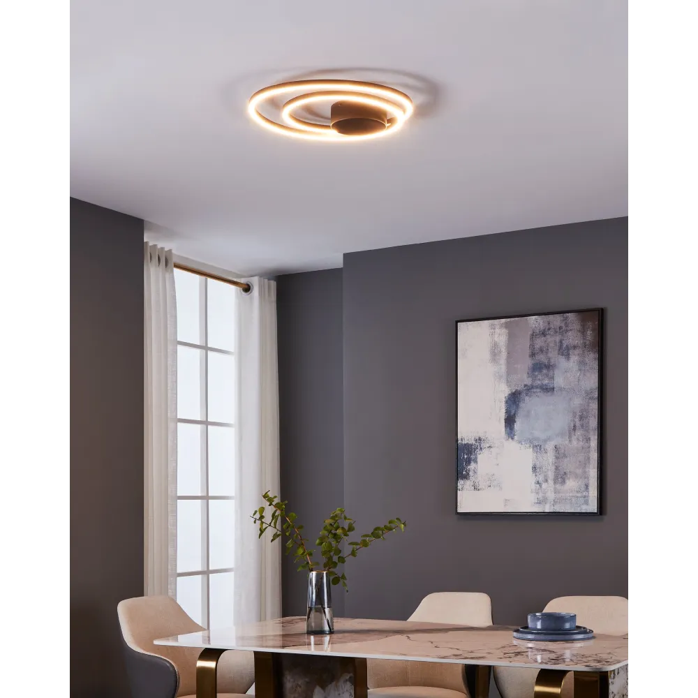 RUOTALE CZARNY/ BIAŁY OPRAWA SUFITOWA NT LED 36W WW 3000K 4400LM IP20 ALUMINIUM/ STAL/ TWORZYWO