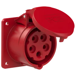 GNIAZDO SIŁOWE TABLICOWE  16/5 PROSTE IP44 400V 75X75