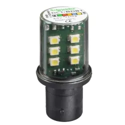 Schneider Electric Harmony XVB Dioda LED biała 24V, podstawa mocująca BA 15D, DL1BDB1