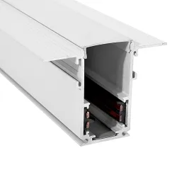 ALFA BIAŁY PIASKOWY SZYNOPRZEWÓD OŚWIETLENIOWY MAGNETYCZNY PT GIPS1 1F 1M ALUMINIUM