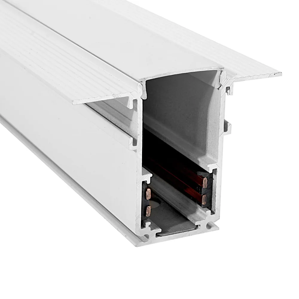 ALFA BIAŁY PIASKOWY SZYNOPRZEWÓD OŚWIETLENIOWY MAGNETYCZNY PT GIPS1 1F 1M ALUMINIUM