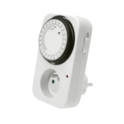 TS-MF1 PROGRAMATOR DOBOWY ANALOGOWY KROK 15MIN 16A IP20 230V AC BIAŁY