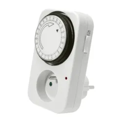 TS-MF1 PROGRAMATOR DOBOWY ANALOGOWY KROK 15MIN 16A IP20 230V AC BIAŁY