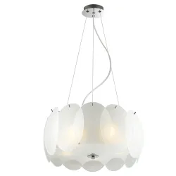 ESSEO BIAŁY OPRAWA WISZĄCA 5X E27/ 60W IP20 STAL/ SZKŁO
