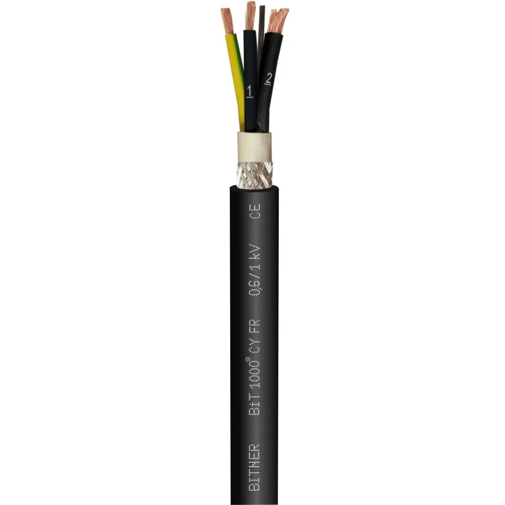 BiT 1000 CY FR  5G  2.5 ŻO CZARNY KABEL STEROWNICZY LINKA 0.6/1KV KL.5 EKRAN UNIEPALNIONY NUMEROWANE
