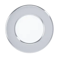 FUEVA 5 CHROM/ BIAŁY OPRAWA SUFITOWA PT LED 2.7W WW 3000K 330LM IP44 STAL/ TWORZYWO
