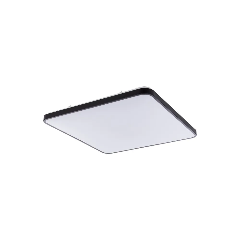 AGNES CZARNY OPRAWA PLAFON KWADRAT LED 64W NW 4000K 6000LM IP20 STAL LAKIEROWANA/ TWORZYWO PMMA