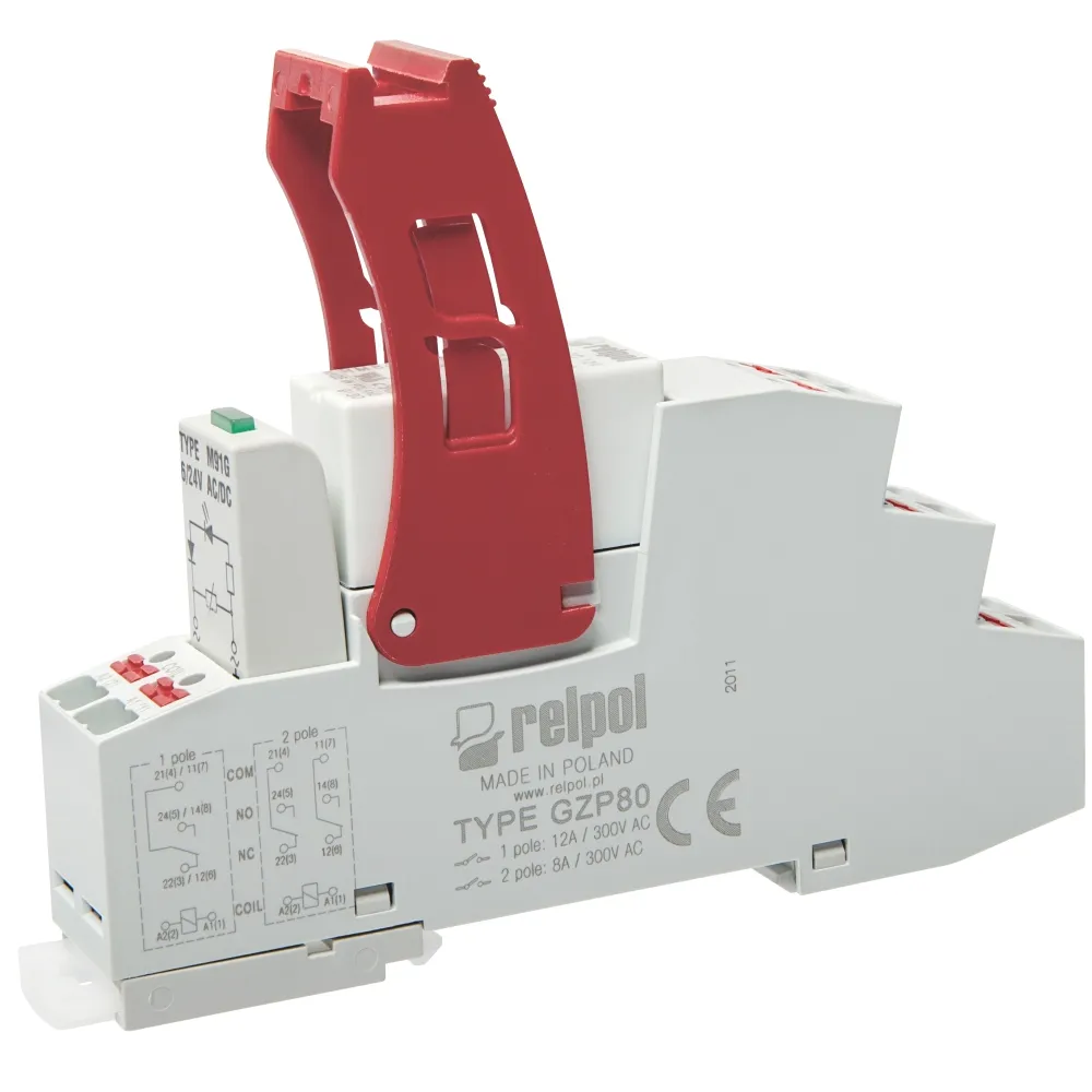 RM84-2012-35-5110 PRZEKAŹNIK MINIATUROWY 8A 2P 110V AC DO OBWODU DRUKOWANEGO I GNIAZD AGNI IP67
