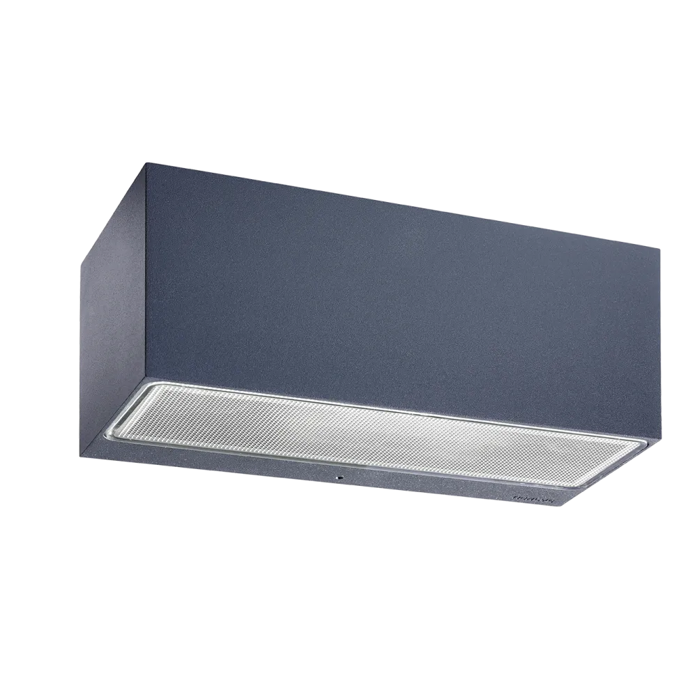 ASKER BIG GRAFITOWY OPRAWA ŚCIENNA KINKIET LED 5.2W NW 4000K 381LM IP65 EEI ALUMINIUM/ PC